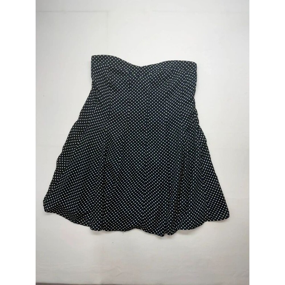 Miami Strapless polka dot dress Juniors size M